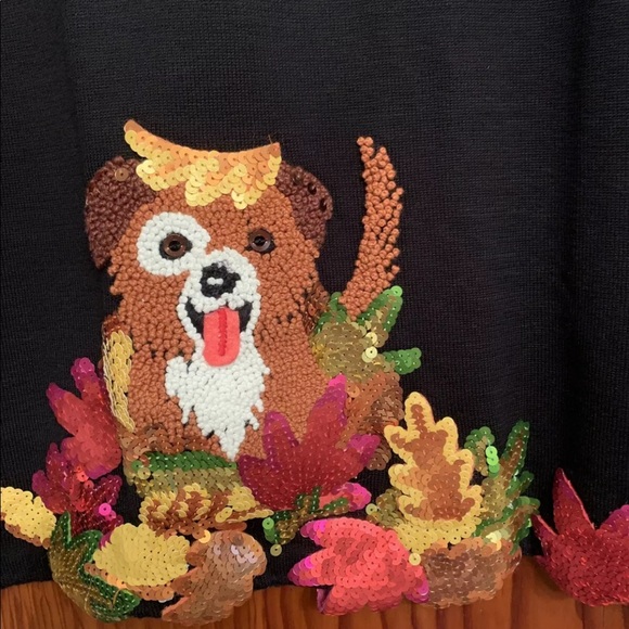 Michael Simon “A Fall Dog And Such” Sweater (M)🐶 - Picture 3 of 8